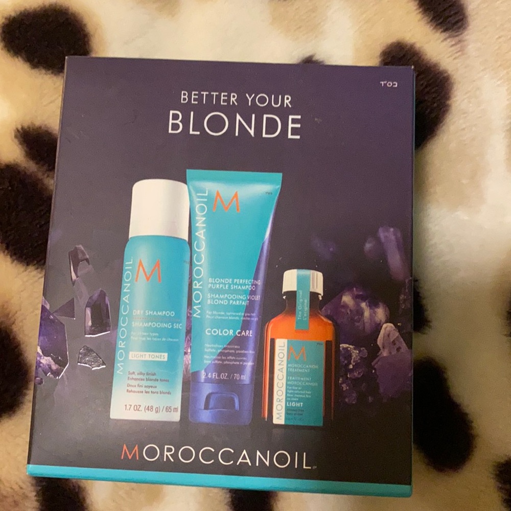 MOROCCANOIL BETTER YOUR BLONDE TRAVEL KIT